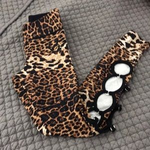 Leopard print Brazilian leggings